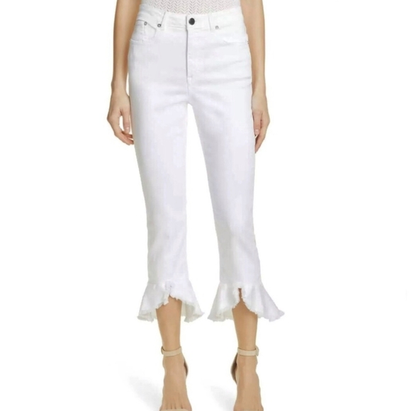 NWT For The Republic High Rise White Jeans - Picture 3 of 11